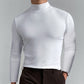 Un sous-vêtement indispensable pour l'automne et l'hiver 🔥 T-shirt slim à manches longues et col haut pour homme