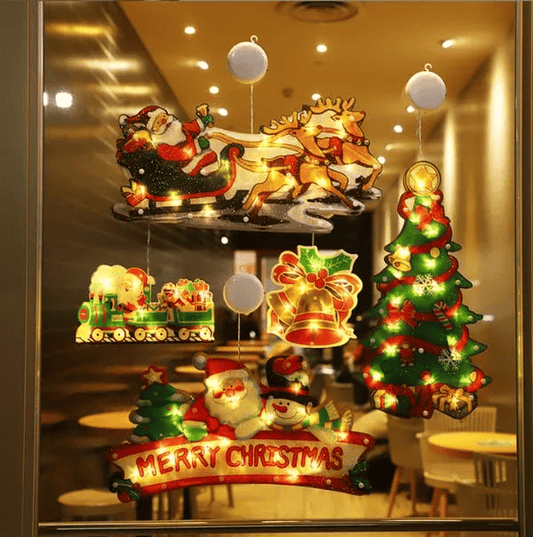 🎅Weihnachtsvorverkauf🎁Weihnachtsfenster-Hängelichter