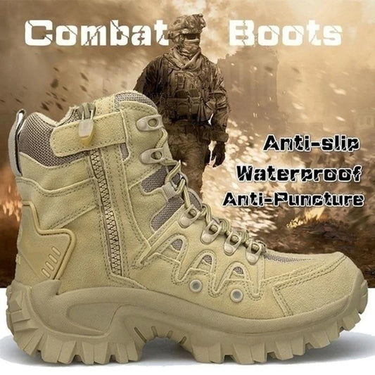 Zeitlich begrenzt 58%RABATT🎁Herren Outdoor wasserdichte rutschfeste Wanderstiefel Kampfstiefel