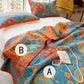 🌸Herbstschlussverkauf💕Multifunktionale zweiseitige und bedruckte Baumwollhandtuch-Decke