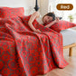🌸Herbstschlussverkauf💕Multifunktionale zweiseitige und bedruckte Baumwollhandtuch-Decke