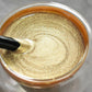 Goldfolienfarbe auf Wasserbasis, Goldpulverfarbe, spezielle Metallfarbe für die Dekoration von Stein- und Holzinschriften