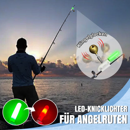 🌸Spätsommerschlussverkauf 🌸Zeitlich begrenzt 28 % RABATT💕Je mehr Sie kaufen, desto höher ist der Rabatt💕🎣LED-Knicklichter für Angelruten mit Alarmglocke🔥