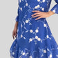 🔥Olympiaförderung –25% Rabatt 🔥Sommerliches bedrucktes Blumenkleid für Damen mit Rüschensaum