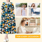 🌸Spätsommerschlussverkauf –Zeitlich begrenzt 66 % RABATT 💕Superbequemes, bedrucktes Oversize-Kleid für Damen