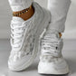 🌸Spätsommerschlussverkauf 🌸Zeitlich begrenzt 38 % RABATT💕Je mehr Sie kaufen, desto höher ist der Rabatt💕【35-44】Atmungsaktive Sneakers mit runder Zehe und Spitze