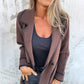 🌸Herbstschlussverkauf🌸Zeitlich begrenzt 51 % RABATT💕Stilvolle doppelseitige Wolljacke für Damen