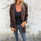 🌸Herbstschlussverkauf🌸Zeitlich begrenzt 51 % RABATT💕Stilvolle doppelseitige Wolljacke für Damen