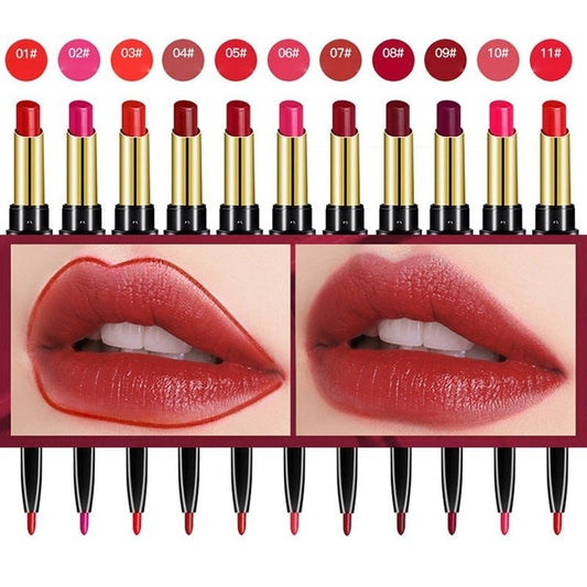 🌸Herbstschlussverkauf🌸Zeitlich begrenzt 30% RABATT💕Je mehr Sie kaufen, desto höher ist der Rabatt💕Langlebiger, doppelseitiger rotierender Lippenstift