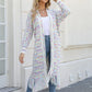 🌸Herbstschlussverkauf🌸Zeitlich begrenzt 34% RABATT+ kostenloser Versand✈️💕Eleganter Strickjackenschal mit Quastensaum für Damen