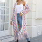 🌸Herbstschlussverkauf🌸Zeitlich begrenzt 34% RABATT+ kostenloser Versand✈️💕Eleganter Strickjackenschal mit Quastensaum für Damen
