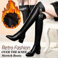 🌸Herbstschlussverkauf🌸Zeitlich begrenzt  49%Rabatt✨Herbst-Winter-Serie✨warme Lederstiefel für Damen✨Schlank aussehen