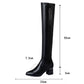 🌸Herbstschlussverkauf🌸Zeitlich begrenzt  49%Rabatt✨Herbst-Winter-Serie✨warme Lederstiefel für Damen✨Schlank aussehen