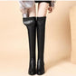 🌸Herbstschlussverkauf🌸Zeitlich begrenzt  49%Rabatt✨Herbst-Winter-Serie✨warme Lederstiefel für Damen✨Schlank aussehen