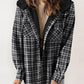 🌸Herbstschlussverkauf🌸Zeitlich begrenzt  31% Rabatt+kostenloser Versand✈️💕Trendige karierte Winterjacke mit Kapuze für Frauen