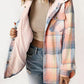 🌸Herbstschlussverkauf🌸Zeitlich begrenzt  31% Rabatt+kostenloser Versand✈️💕Trendige karierte Winterjacke mit Kapuze für Frauen