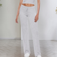 🌸Herbstschlussverkauf🌸Zeitlich begrenzt  50% Rabatt 💕Je mehr Sie kaufen, desto höher ist der Rabatt💕Lässiges, einfarbiges T-Shirt- und Hosenset mit geradem Bein für Damen