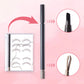 Selbstklebendes Eyeliner- und künstliches Wimpern-Set
