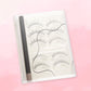 Selbstklebendes Eyeliner- und künstliches Wimpern-Set