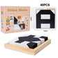 🌸Herbstschlussverkauf🌸Kreatives Lernpuzzleset für Kinder in Schwarz und Weiß