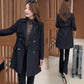 🌸Herbstschlussverkauf🌸Bequemer Trenchcoat mit tailliertem Revers