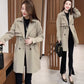 🌸Herbstschlussverkauf🌸Bequemer Trenchcoat mit tailliertem Revers