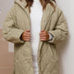 🌸Herbstschlussverkauf🌸Zeitlich begrenzt 50%RABATT💕Trendy leichte Steppjacke mit Kapuze für den Winter für Damen