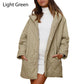 🌸Herbstschlussverkauf🌸Zeitlich begrenzt 50%RABATT💕Trendy leichte Steppjacke mit Kapuze für den Winter für Damen