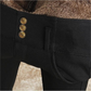 🌸Herbstschlussverkauf🌸Zeitlich begrenzt 42%RABATT💃Verdickte, warme, hoch taillierte, dehnbare, schwarze Skinny-Hose für Frauen