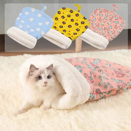 🌸Herbstschlussverkauf🌸Zeitlich begrenzt 37%RABATT💕Kuscheliger Katzen-Winterschlafsack