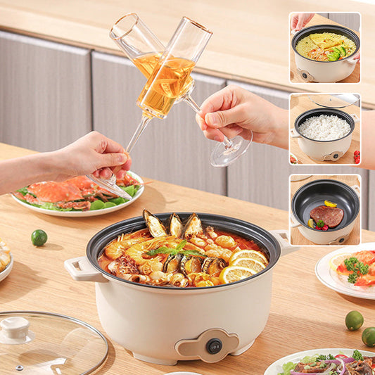 🌸Herbstschlussverkauf🌸Zeitlich begrenzt 39%RABATT💕Multifunctional Electric Hot Pot with Steamer