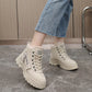 Wasserdichte, warme Schnürstiefelette für Damen