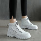Wasserdichte, warme Schnürstiefelette für Damen