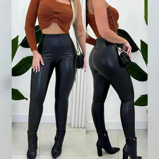 👻Halloween-Aktion👻Zeitlich begrenzt 34%RABATT💕Lässige Lederleggings für Damen