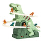 🥰Black Friday Sale🥰Geschenkidee,40% Rabatt – Elektrisches Dinosaurier-Verfolgungsrennstrecken-Spielset🦕