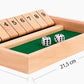 🔥LUSTIGE FAMILIENSPIELE - Shut The Box-Brettspiel🎲