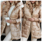🎁Black Friday Sale – Zeitlich begrenzt 41%RABATT🎁Warmer, mittellanger Wintermantel für Damen aus Baumwolle mit Kapuze