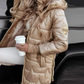 🎁Black Friday Sale – Zeitlich begrenzt 41%RABATT🎁Warmer, mittellanger Wintermantel für Damen aus Baumwolle mit Kapuze