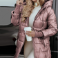 🎁Black Friday Sale – Zeitlich begrenzt 41%RABATT🎁Warmer, mittellanger Wintermantel für Damen aus Baumwolle mit Kapuze