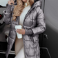 🎁Black Friday Sale – Zeitlich begrenzt 41%RABATT🎁Warmer, mittellanger Wintermantel für Damen aus Baumwolle mit Kapuze