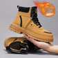 🎁Black Friday Sale – Zeitlich begrenzt 40%RABATT🎁Plüsch-High-Top-Stiefel zum Schnüren für Herren