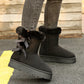 🎀Weihnachts-Specials🎁Klassische Plateau-Schneestiefel für Frauen mit Plüsch-Schleife📦Freie Lieferung📦