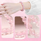 💕 Romantisches Rosenquarz Perlenarmband