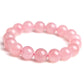 💕 Romantisches Rosenquarz Perlenarmband