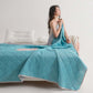 ❄️Breathable Bedruckte waschbare Sommer Kühlung Comforter💤Kein Pilling, bequem und atmungsaktiv, antibakteriell