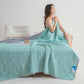 ❄️Breathable Bedruckte waschbare Sommer Kühlung Comforter💤Kein Pilling, bequem und atmungsaktiv, antibakteriell