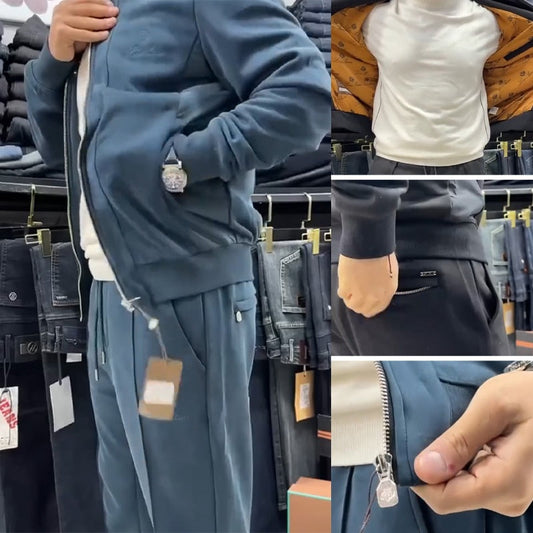🍁 Ensemble pantalon homme, comprenant une veste et un pantalon décontractés