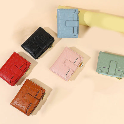 🔥2025 Hot Sale🔥Portefeuille compact uni pour femme
