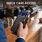 Portefeuille mince minimaliste pour homme avec protection RFID